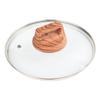 BAZAC Tempered Glass Lid Stainless Steel Cooking Utensils Metal Cooking Utensils Pot Lid Stainless Steel Universal Pan Lid Cast Iron Skillet Lid Reusable Pot Cover Pot Cover -24CM view 1