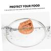 BAZAC Tempered Glass Lid Stainless Steel Cooking Utensils Metal Cooking Utensils Pot Lid Stainless Steel Universal Pan Lid Cast Iron Skillet Lid Reusable Pot Cover Pot Cover -24CM view 2