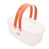 Bathroom Tote White Cleaning Cosmetics Basket Washroom Organizer Large Capacity view 1