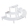 3 Tiered Cupcake Stand, Clear Acrylic Dessert Stand Serving Tray for Dessert Pastry Food Fruit Candy Treat, Round Detachable Dessert Display Stand for Party Baby Shower Wedding view 1