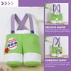 Healifty Bag Easter Candy Bag Easter Basket easter treat bags bunny easter bucket Easter Snack Bags candy decor Storage Bag for Candy cloth child party supplies rabbit view 4