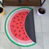 Rugendary Cute Watermelon Fruit Rug Cool and Fresh Home Decor for Kitchen Kids Room Bathroom Bedroom Machine Washable Round Area Rug Summer Home Decoration Carpet (Economic Quality, 2.6x2.6 ft.) view 3