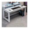 FIONEL PC Desk PC Desktop Table Double Desktop Student Desk Home Bedroom Study Table Office Desk Simple Gaming Table PC Table Home Office Work Desk (Color : 08, Size : 100 * 65 * 75cm) view 1