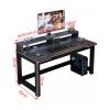 FIONEL PC Desk PC Desktop Table Double Desktop Student Desk Home Bedroom Study Table Office Desk Simple Gaming Table PC Table Home Office Work Desk (Color : 08, Size : 100 * 65 * 75cm) view 2