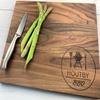 Personalized Cutting Board - BBQ Themed, Grill Master, Personalized BBQ Cutting Board, King of the Grill Gift, Fathers Day Gift - 075 (Maple, Arched 16" x 10.5") view 3