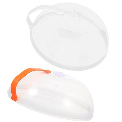 2pcs Fresh Cover Microwave Oven Splatter Cover Plate Cover Microwave Dish Covers for Food Plastic Microwave Covers for Food Splatter Plastic Food Covers Bowl Covers Kitchen Supply