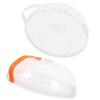 2pcs Fresh Cover Microwave Oven Splatter Cover Plate Cover Microwave Dish Covers for Food Plastic Microwave Covers for Food Splatter Plastic Food Covers Bowl Covers Kitchen Supply view 1