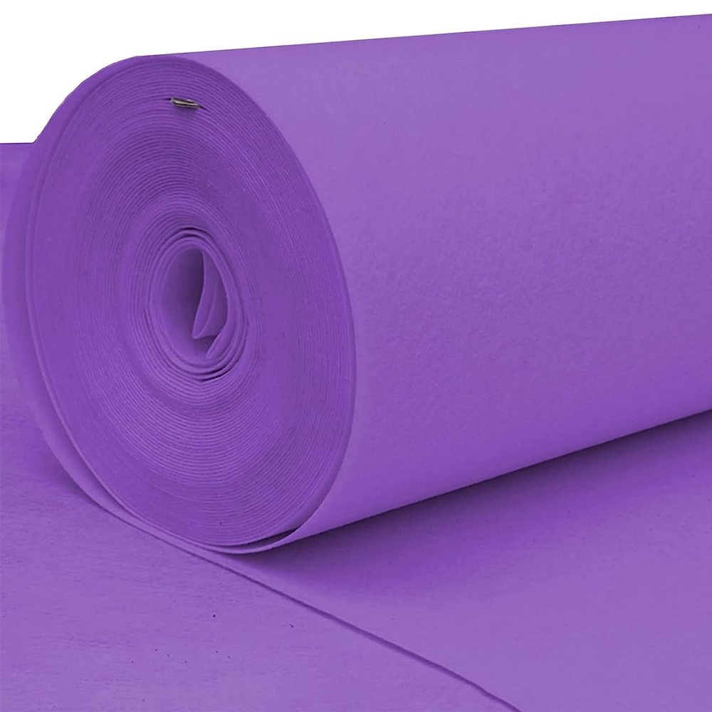 Purple Aisle Runner for Weddings, 10m 20m Event Ceremony Carpet 2mm Thickness Non-Slip Runway Rug for Wedding Church Birthday Party, Outdoor Decoration (Size : 1.5x50m)
