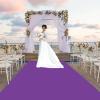 Purple Aisle Runner for Weddings, 10m 20m Event Ceremony Carpet 2mm Thickness Non-Slip Runway Rug for Wedding Church Birthday Party, Outdoor Decoration (Size : 1.5x50m) view 2