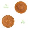 Cabilock Wicker Basket Lid Bread Food Storage Container Imitated Rattan Woven Basket view 4