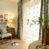 108 Inches Long Modern Floral Farmhouse Cotton Linen Curtains for Living Room, Semi-Blackout Boho Curtains for Bedroom Dining Room, 108 Length 1 Panel Set , Blue (Pinch Pleated Curtains, 84"W x 108"L) view 3