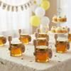 Adabocute 60 Pack Mini Honey Jars with Dipper - Honey Pot with Gold Lid, Bee Pendants, Jutes, Gift Bags and Stickers - For Baby Shower Wedding Favors view 4