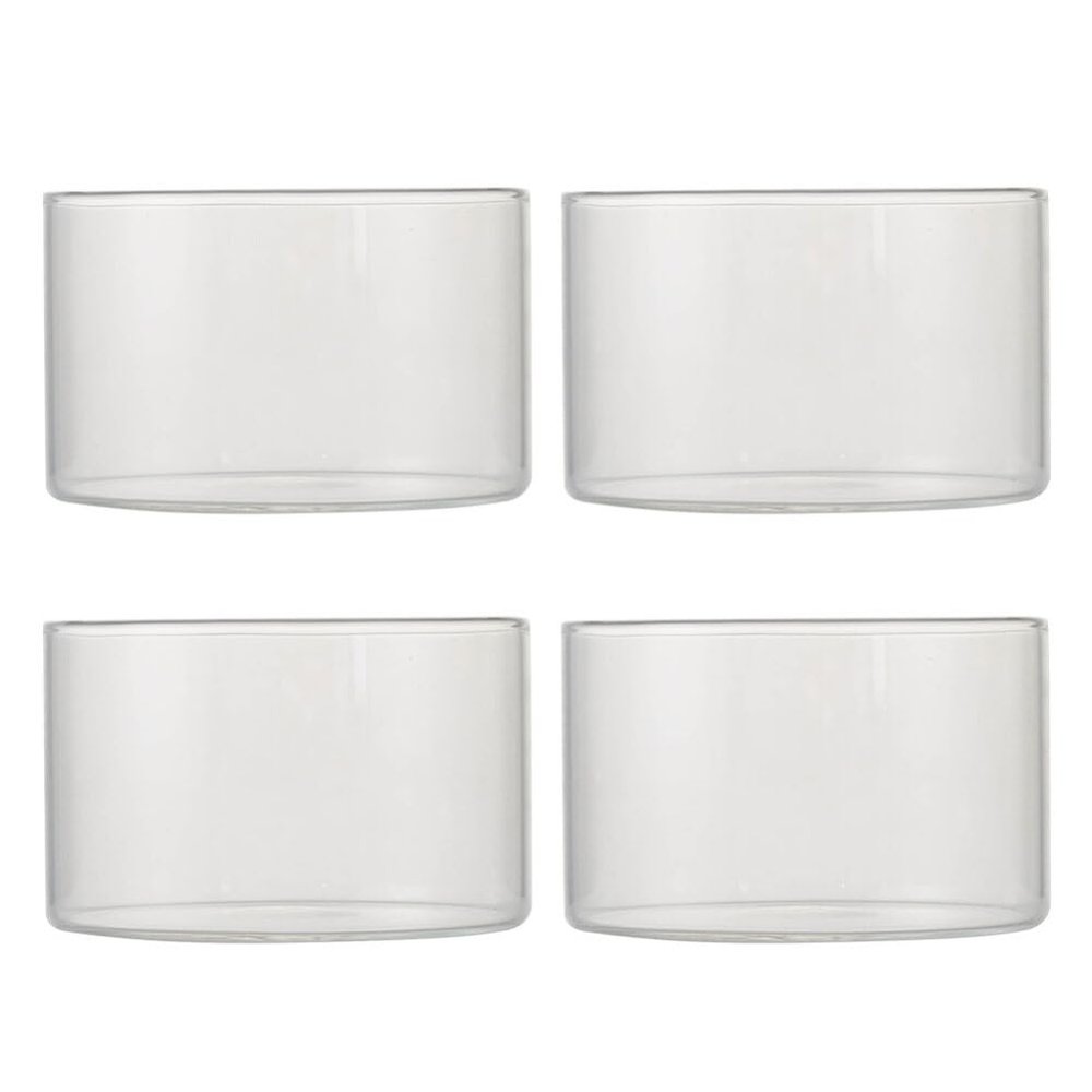 Alipis Heatproof Pudding Bowl Set Glass Dessert Bowl Baking Cake Easy to Clean