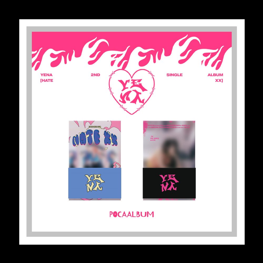 Choi Yena HATE XX 2nd Single Album POCA Random Version PhotoStand Package+1p QR Card+2p PhotoCard+2ea Sticker+1p User Guide+Tracking Sealed