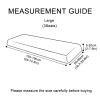 TMNBV Water Resistant Leather Couch Cushion Covers, Stretch PU Sofa Seat Cushion Cover for L-Shaped Sectional Sofa Cushion Furniture Protector-gray-3Seats view 2