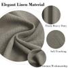 cololeaf Linen Curtains Neutral Pinch Pleated Draperies Room Darkening Privacy Protect Light Flitering Thermal Insulated Window Treatments for Living Room Bedroom Farmhouse 72Wx102L Gray 2 Panels view 4