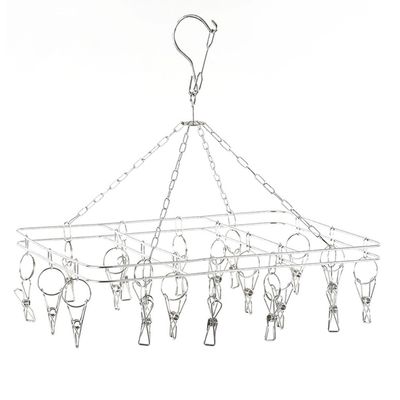 STOBAZA Underwear Drying Hanger Bras Drying Clips Clothes Drying Hanger Clothes Hanger Rack Trouser Portable Hangers Heavy Duty Stainless Steel Clothes Drying Rack Bathroom Clip Wardrobe