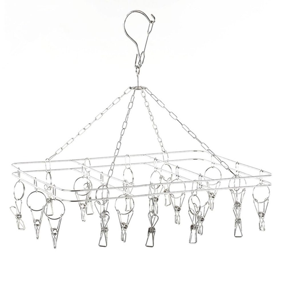 STOBAZA Underwear Drying Hanger Bras Drying Clips Clothes Drying Hanger Clothes Hanger Rack Trouser Portable Hangers Heavy Duty Stainless Steel Clothes Drying Rack Bathroom Clip Wardrobe