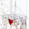 STOBAZA Underwear Drying Hanger Bras Drying Clips Clothes Drying Hanger Clothes Hanger Rack Trouser Portable Hangers Heavy Duty Stainless Steel Clothes Drying Rack Bathroom Clip Wardrobe view 3