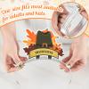 LovesTown Thanksgiving Turkey Headbands Thanksgiving Paper Eyeglasses Frame for Kids Adults Party Favors Photo Props, 12 Styles view 4