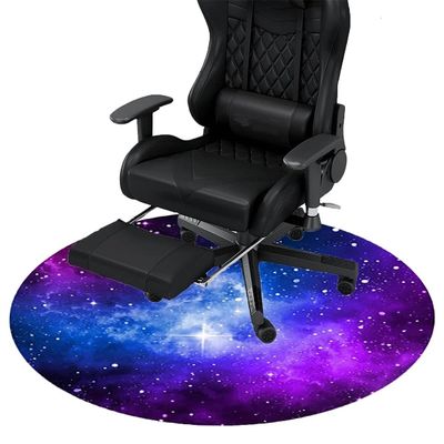 MAxba Gaming Chair Mat for Carpet, Round Computer Office Chair Mat for Hardwood Floor for Gaming Room Office & Home Floors Protector,3mm Thick (Color : 2, Size : 80cm)