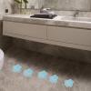 Alipis Blue Paw Print Non Slip Bathtub Stickers 10 Pieces Self-Adhesive Floor and Wall Decals for Bathroom Kitchen Stairs Safety and Decorative Use view 3
