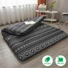 Roll Up Futon Mattress Double Padded Japanese Futon Floor Mattress with Washable Cover Sleeping Mattress for Floor Foldable Single Guest Bed Roll Portable,Style2,Queen/150x200cm view 4