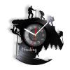 OTKU 12 Inch-Wall Clock Extreme Adventure Rocking Climbing Wall Clock Climb That Mountain Vinyl Record Wall Clock Climbers Gift Inspirational Wall Watch for Room Decoration view 1