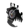 OTKU 12 Inch-Wall Clock Extreme Adventure Rocking Climbing Wall Clock Climb That Mountain Vinyl Record Wall Clock Climbers Gift Inspirational Wall Watch for Room Decoration view 2