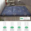 Roll Up Futon Mattress Double Padded Japanese Futon Floor Mattress with Washable Cover Sleeping Mattress for Floor Foldable Single Guest Bed Roll Portable,Style6,180x220cm/71x86 view 4