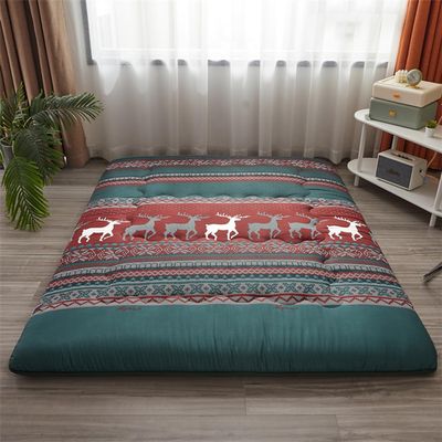 Roll Up Futon Mattress Double Padded Japanese Futon Floor Mattress with Washable Cover Sleeping Mattress for Floor Foldable Single Guest Bed Roll Portable,Style3,200x220cm/79x86