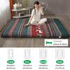 Roll Up Futon Mattress Double Padded Japanese Futon Floor Mattress with Washable Cover Sleeping Mattress for Floor Foldable Single Guest Bed Roll Portable,Style3,200x220cm/79x86 view 2