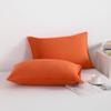 NTBAY King Pillowcase Set - 2 Pack Brushed Microfiber 20x40 Pillowcases - Soft, Wrinkle-Free, Fade-Resistant, Stain-Resistant, Brunt Orange Pillowcases with Envelope Closure - 20x40 Inches view 2