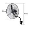 Scpantkend Wall Mounted Oscillating Fan 22" High-Velocity Industrial Wall-Mount Fan Heavy Duty Metal Wall Fan for Industrial, Commercial, Residential, and Greenhouse Use -Black view 2