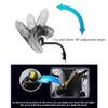 Scpantkend Wall Mounted Oscillating Fan 22" High-Velocity Industrial Wall-Mount Fan Heavy Duty Metal Wall Fan for Industrial, Commercial, Residential, and Greenhouse Use -Black view 4