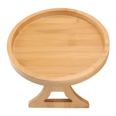 Jerys Sofa Tray, Wood Texture Sofa Tray Environmental Protection 12cm Height for Coffee