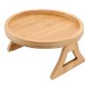 Jerys Sofa Tray, Wood Texture Sofa Tray Environmental Protection 12cm Height for Coffee view 4