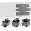 CAXUSD Sturdy Felt Basket Organizers Foldable Storage Basket for Toys Books Clothings Laundry Medium Size view 4