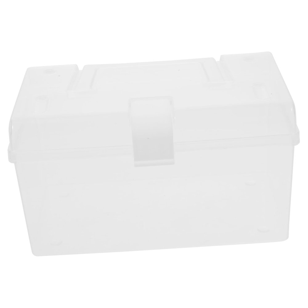 CAXUSD Portable Medicine Storage Box Multi- Aid Organizer for Home Travel Emergency Use Compact Buckle Closure and Capacity