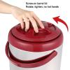 Stainless Steel Insulated Food Containers, Insulated Beverage Dispenser Hot Water Urn With Faucet Tea Dispenser For Catering LYWY (Color : Green, Size : 8L) view 3