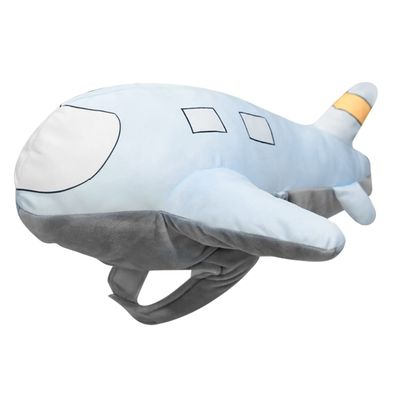 Toyvian Plush Airplane Hat Cosplay Headwear for Carnival Parties Funny Cartoon Photo Prop Comfortable and Easy to Wear for Boys and Girls and Adults at Birthday Celebrations