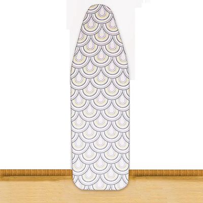 NILZA Cotton Iron Board Cover, Ironing Board Cover and Pad 32x12in 36x13in 38x13in 43x14in 48x15in, Iron Board Replacement Cover, Heat Resistant (Size : 81x30cm(32x12in))