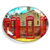 Bermuda Magnet Fridge Refrigerator Freezer Magnet Sticker Souvenir Decorations Oval Crystal Magnet Kitchen Whiteboard view 1