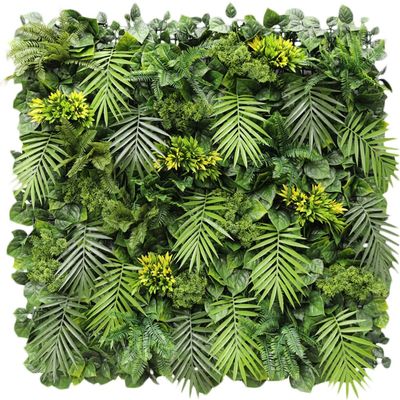 SunnyRoyal 12 Pcs Artificial Boxwood Panel 40"x40"3D Grass Wall Panels Greenery Backdrop Decor Privacy Hedge Fence Screen for Outdoor Indoor Backyard Garden Decoration, #08 Mixed