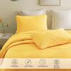 Whale Flotilla King Quilt Set, Soft Lightweight Quilts Bedspreads Coverlet with Embossed Pattern, Bedding Sets with 2 Pillow Shams, Reversible Bed Cover for All Seasons, 96x104 Inches, Yellow view 3