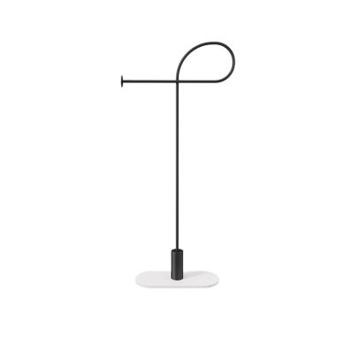 Coat Rack Minimalist Does Not Take Up An Area of Hanging Clothes Rack Living Room Bedroom Corner Coat Rack Art Flooring Clothes Rack Marble Base Clothes Rack Coat Rack Hat Stand ( Color : Black )