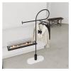 Coat Rack Minimalist Does Not Take Up An Area of Hanging Clothes Rack Living Room Bedroom Corner Coat Rack Art Flooring Clothes Rack Marble Base Clothes Rack Coat Rack Hat Stand ( Color : Black ) view 4