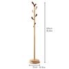 Coat Rack Wooden Standing Coat Rack Tree Coat Stand Easy Assembly Free Solid Coat Hanger Stand for Clothes Coat Tree (Color : B, Size : 32 * 185cm) view 2