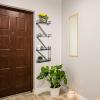Zonon Fire Escape Wall Shelf Hanging Metal Ladder Shelves Wall Decor Cool Bookshelf Organizer Floating Shelves Action Figure Shelf for Home Bedroom Storage Display(Black,4 Tier) view 2