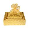 IGH Handmade Hamper Basket Set For Home Decor, Housewarming Gift, Dry Fruit Packing Box, Trousseau Combo Tray For Gifting (Green) view 1